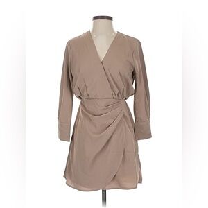 211. NWOT Abercrombie & Fitch Taupe Long Sleeve Dress